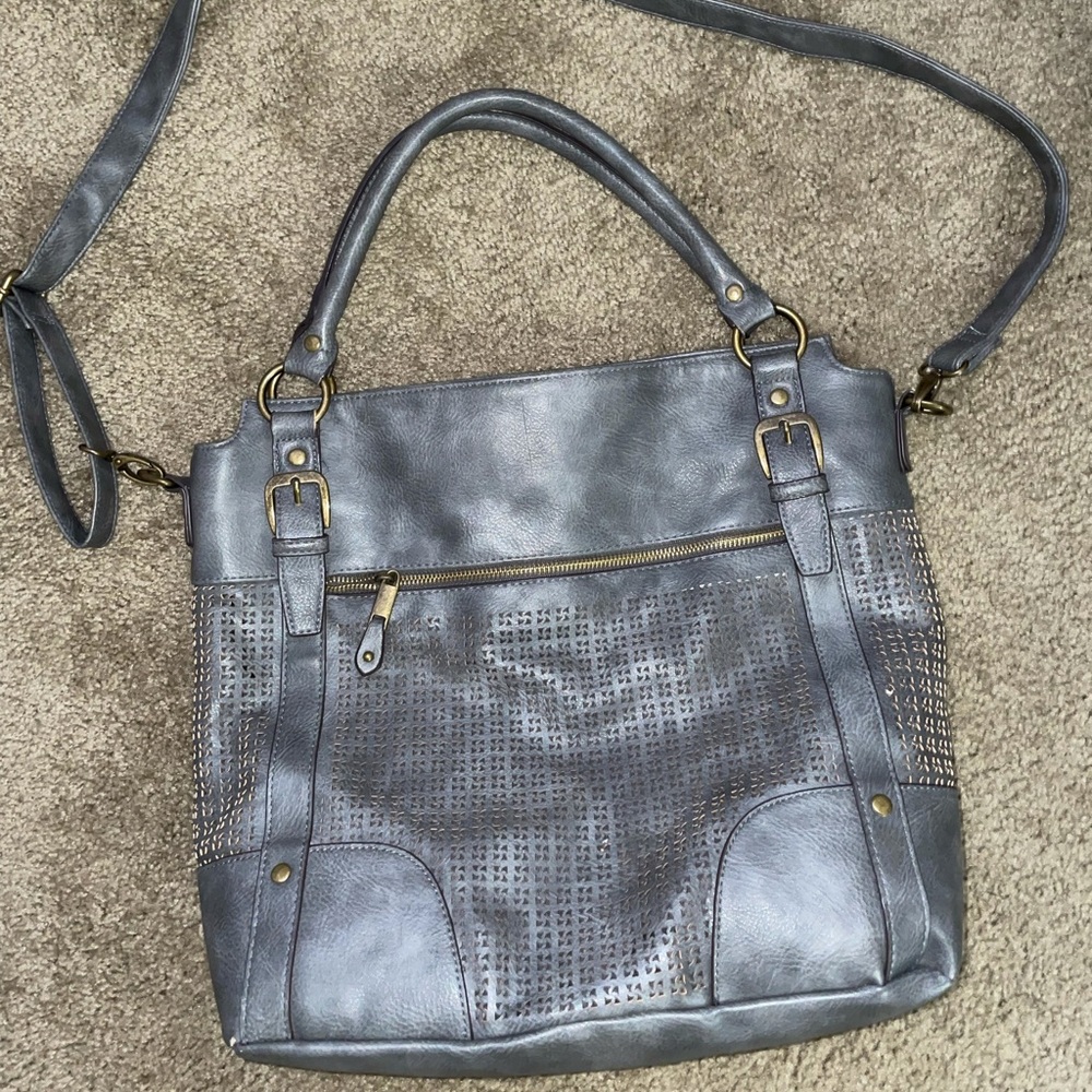Grey Shoulder Purse
